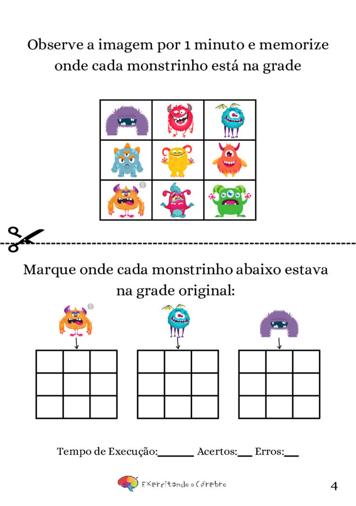 TDAH: 2 atividades para crianças de 5 a 12 anos — p6 | Atividades Educação Infantil (ensinoja.com.br)