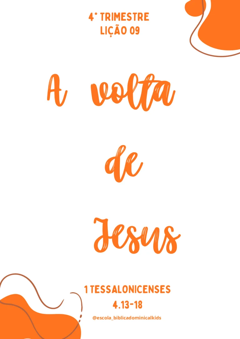 A volta de Jesus: 1 Tessalonicenses 4.13-18