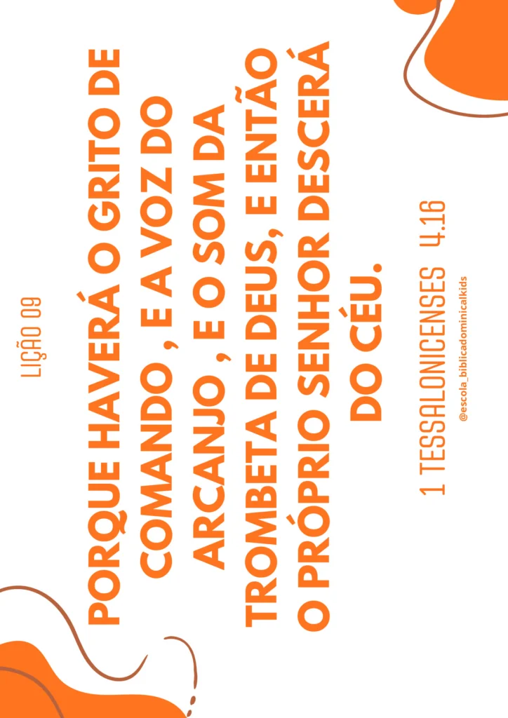 A volta de Jesus: 1 Tessalonicenses 4.13-18 — p3 | Atividades Educação Infantil (ensinoja.com.br)