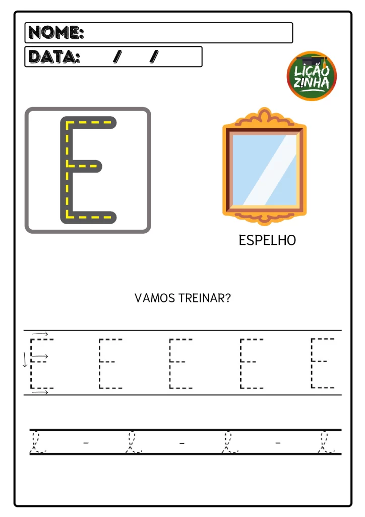 Alfabeto ilustrado: letra bastão e cursiva — p7 | Atividades Educação Infantil (ensinoja.com.br)