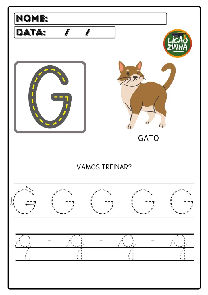 Alfabeto ilustrado: letra bastão e cursiva — p9 | Atividades Educação Infantil (ensinoja.com.br)