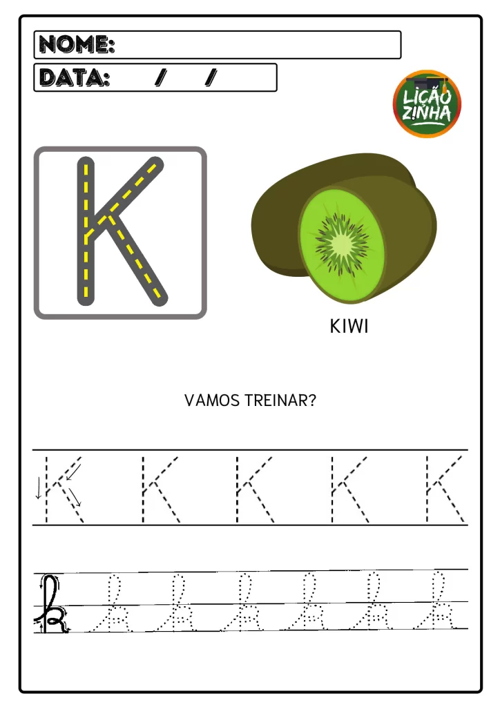 Alfabeto ilustrado: letra bastão e cursiva — p13 | Atividades Educação Infantil (ensinoja.com.br)