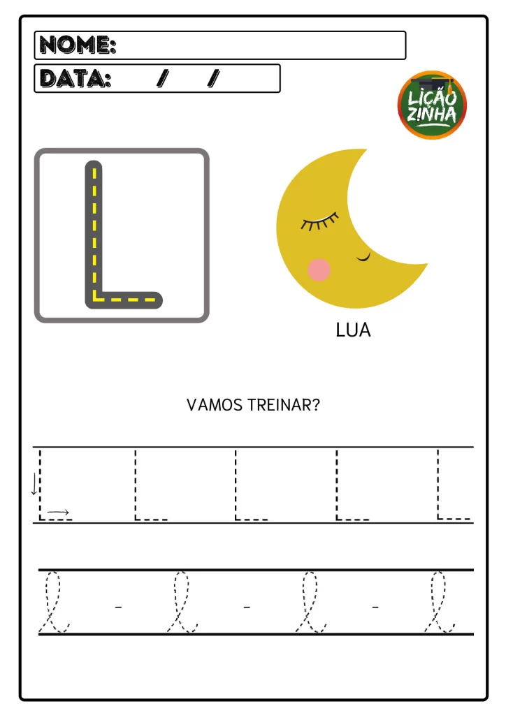 Alfabeto ilustrado: letra bastão e cursiva — p14 | Atividades Educação Infantil (ensinoja.com.br)