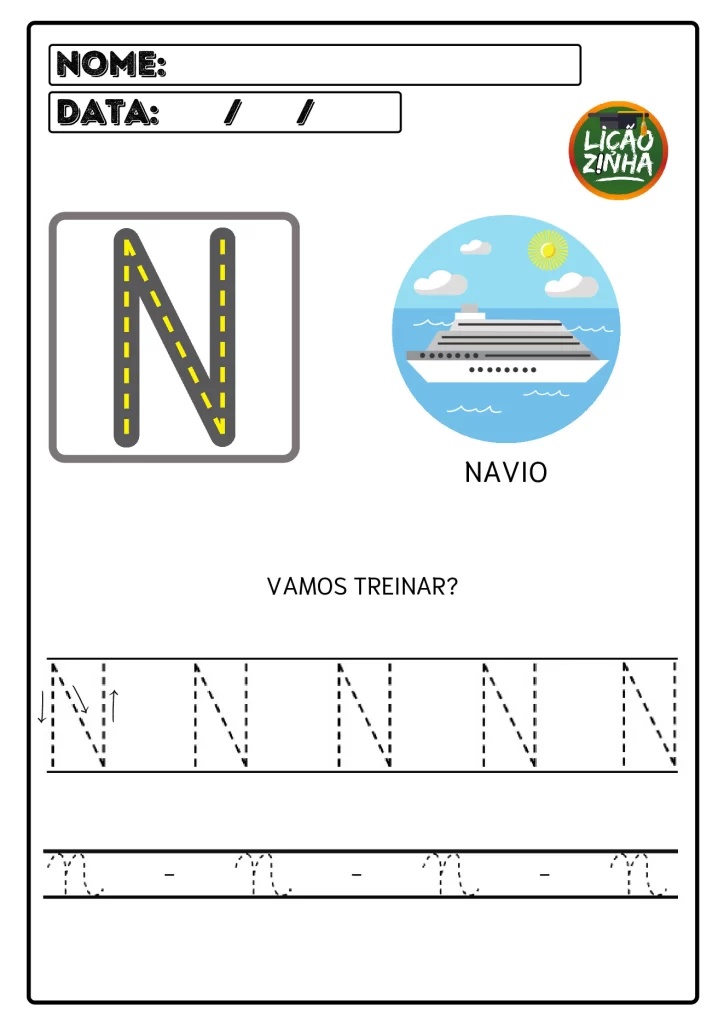 Alfabeto ilustrado: letra bastão e cursiva — p16 | Atividades Educação Infantil (ensinoja.com.br)