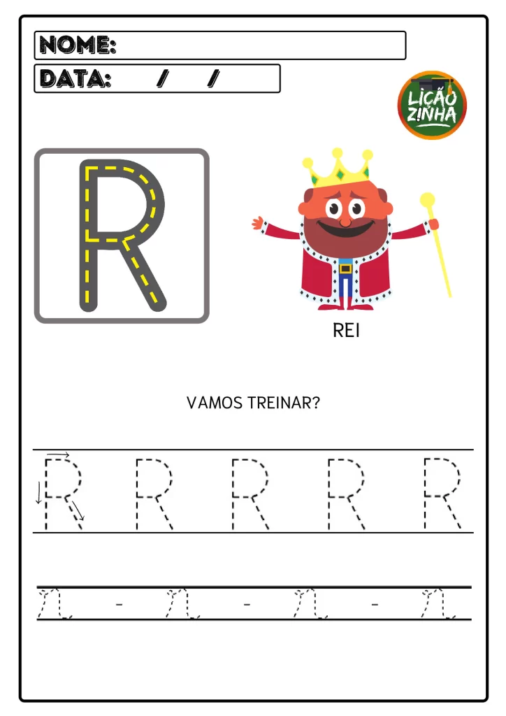 Alfabeto ilustrado: letra bastão e cursiva — p20 | Atividades Educação Infantil (ensinoja.com.br)