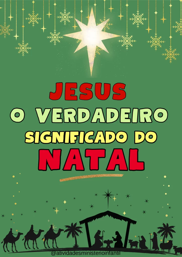 Atividades Bíblicas: Natal para Crianças para Imprimir — p1 | Atividades Educação Infantil (ensinoja.com.br)