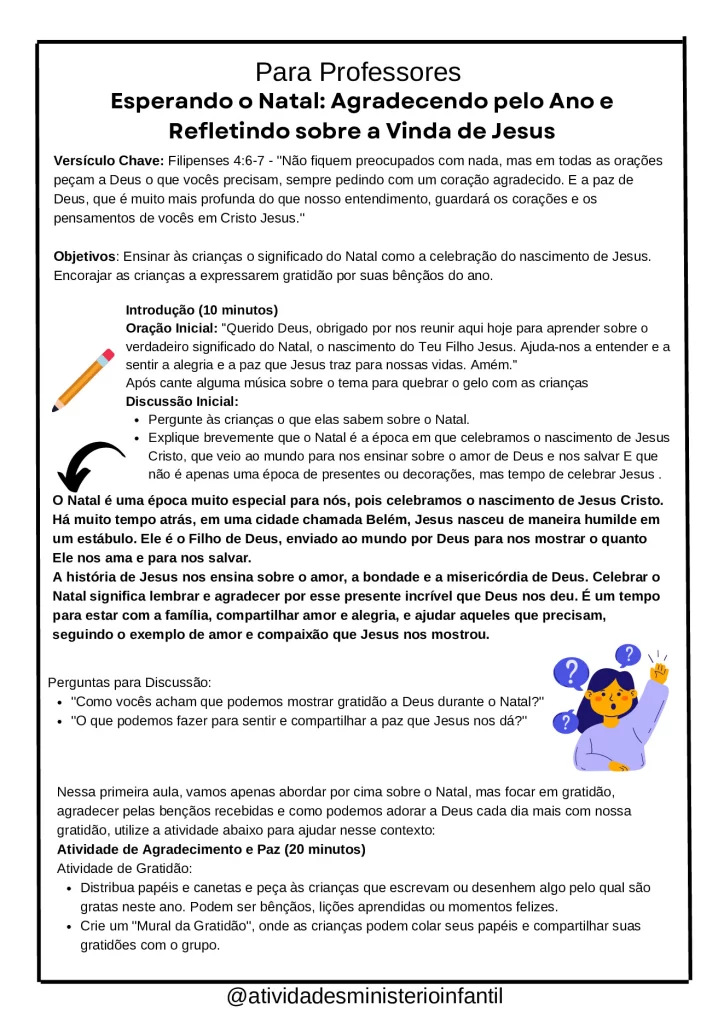 Atividades Bíblicas: Natal para Crianças para Imprimir — p4 | Atividades Educação Infantil (ensinoja.com.br)