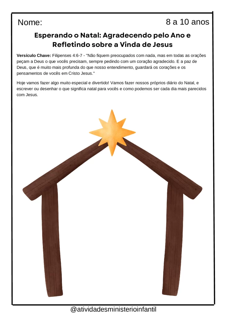 Atividades Bíblicas: Natal para Crianças para Imprimir — p7 | Atividades Educação Infantil (ensinoja.com.br)