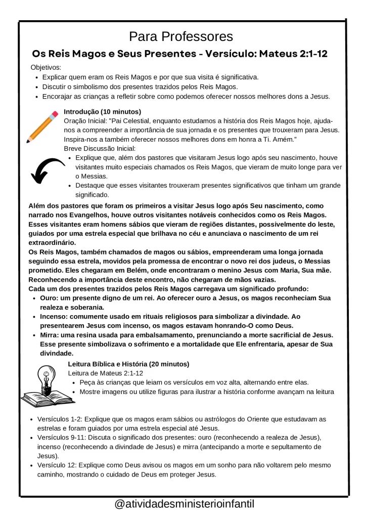 Atividades Bíblicas: Natal para Crianças para Imprimir — p19 | Atividades Educação Infantil (ensinoja.com.br)