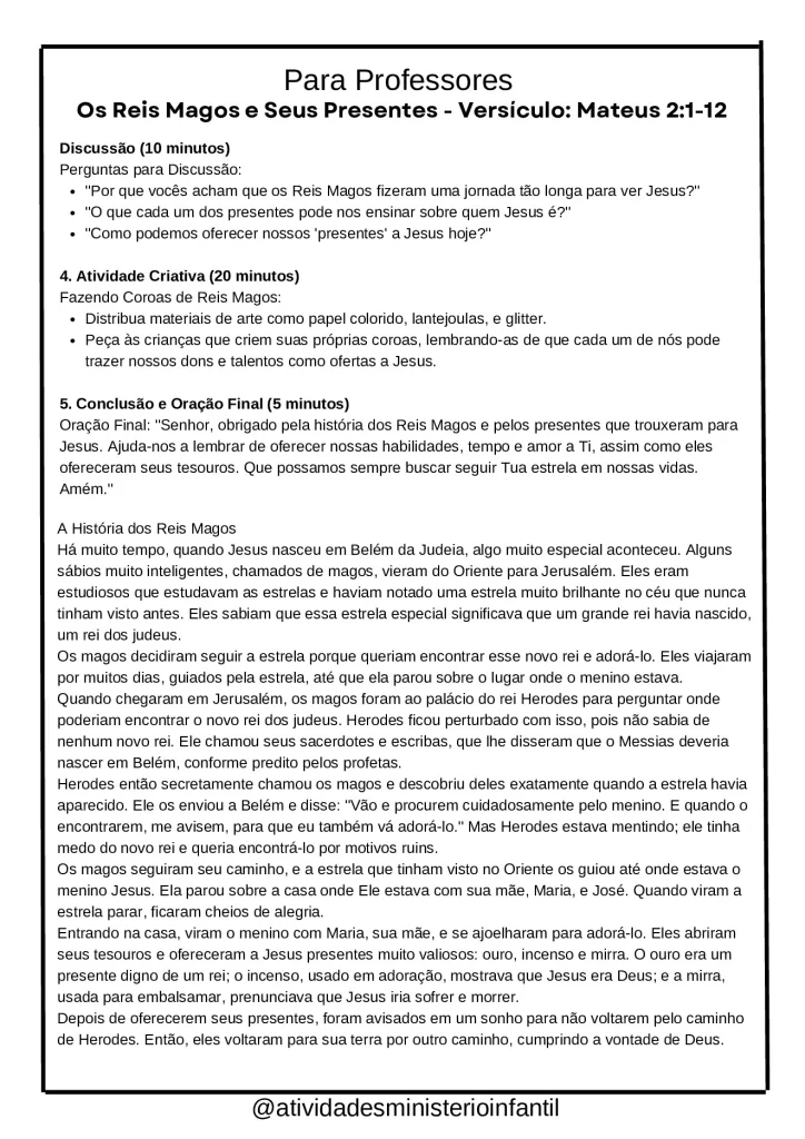 Atividades Bíblicas: Natal para Crianças para Imprimir — p20 | Atividades Educação Infantil (ensinoja.com.br)