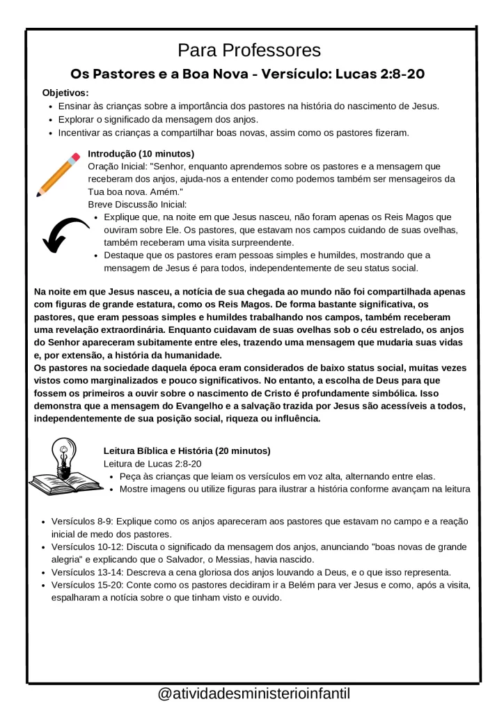 Atividades Bíblicas: Natal para Crianças para Imprimir — p24 | Atividades Educação Infantil (ensinoja.com.br)