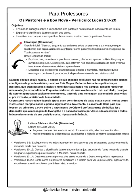 Atividades Bíblicas: Natal para Crianças para Imprimir — p24 | Atividades Educação Infantil (ensinoja.com.br)