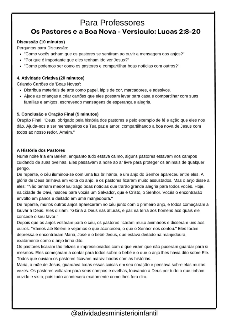 Atividades Bíblicas: Natal para Crianças para Imprimir — p25 | Atividades Educação Infantil (ensinoja.com.br)
