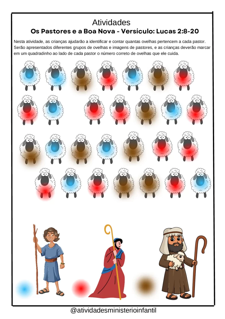 Atividades Bíblicas: Natal para Crianças para Imprimir — p26 | Atividades Educação Infantil (ensinoja.com.br)