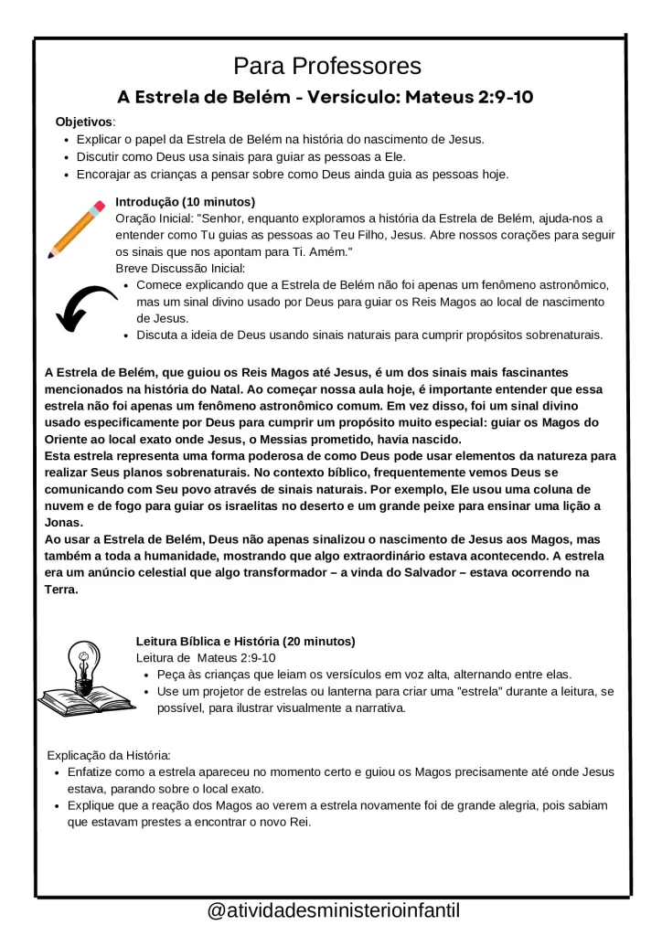 Atividades Bíblicas: Natal para Crianças para Imprimir — p28 | Atividades Educação Infantil (ensinoja.com.br)