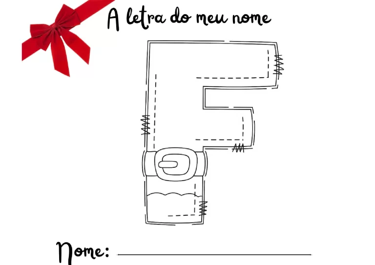 Atividades de alfabetização com letras decoradas — p32 | Atividades Educação Infantil (ensinoja.com.br)