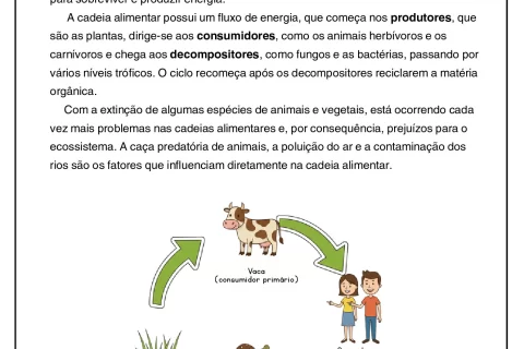 Atividades de Cadeia Alimentar 3° ano e 4º Ano em PDF — p1 | Atividades Educação Infantil (ensinoja.com.br)