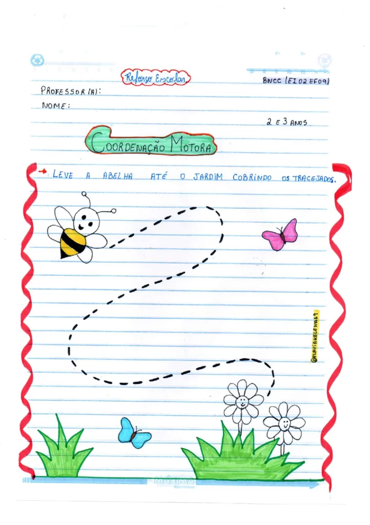 Atividades de coordenação motora para 2 e 3 anos — p2 | Atividades Educação Infantil (ensinoja.com.br)