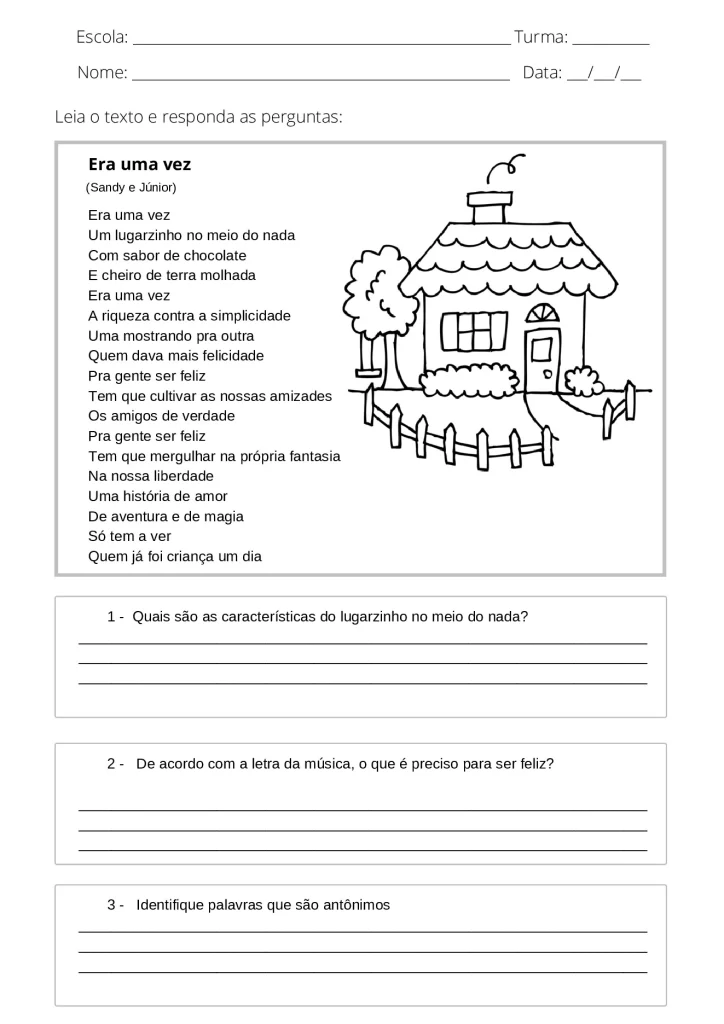 Atividades de interpretação de texto 4° e 5° ano em PDF — p11 | Atividades Educação Infantil (ensinoja.com.br)