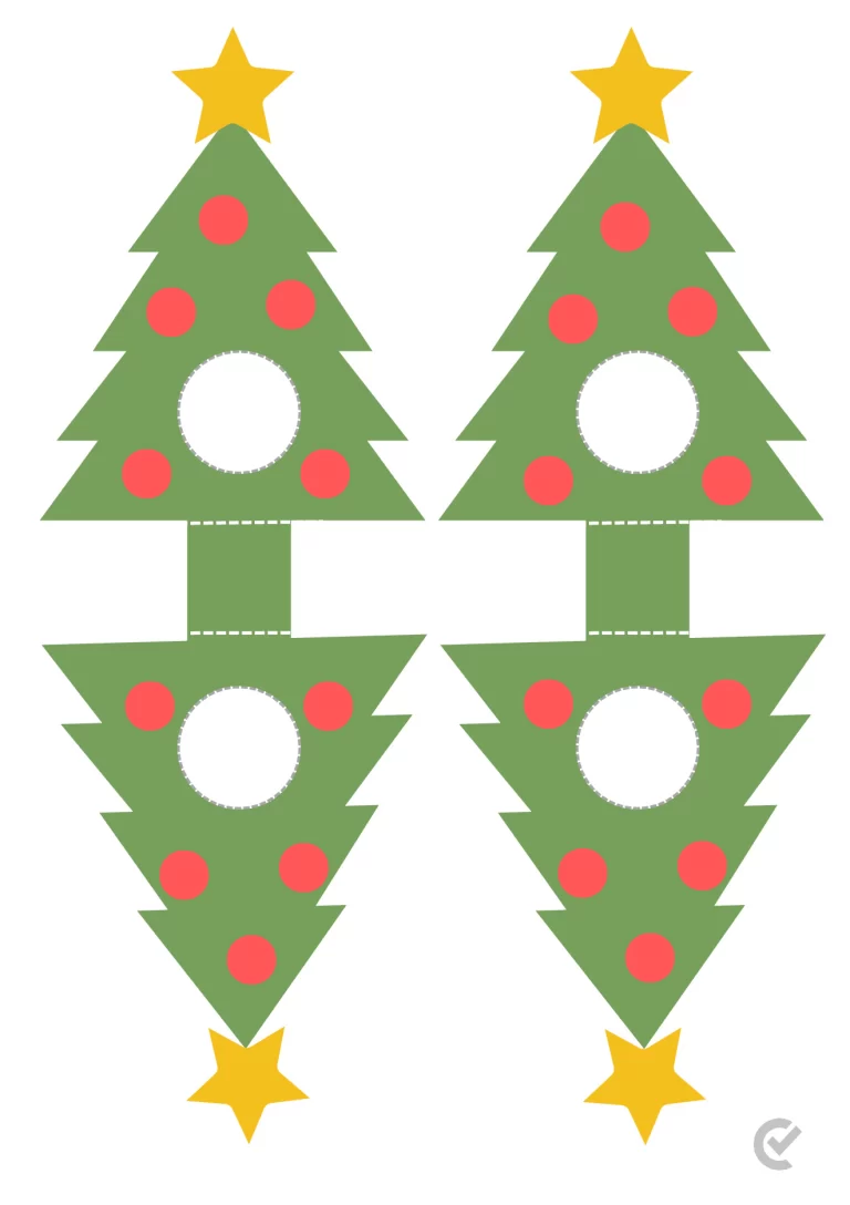 Atividades de Natal para crianças: recorte e colagem