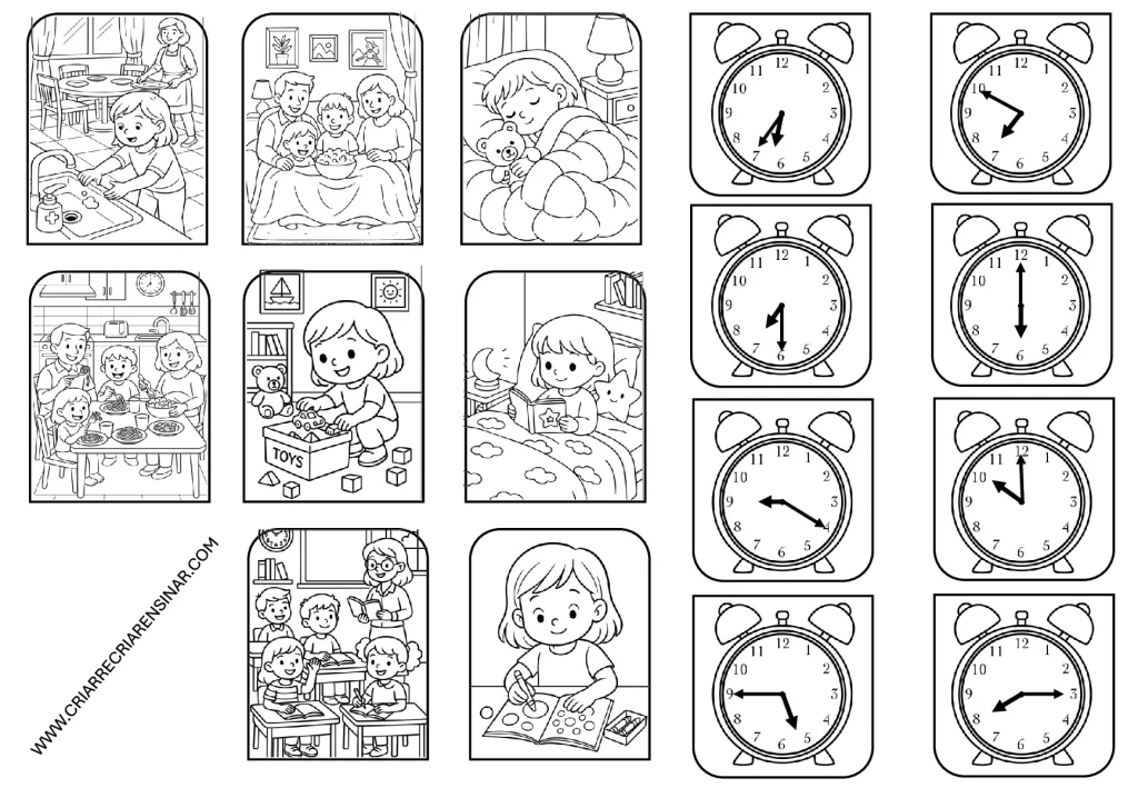 Atividades diárias de Laura e Leo — p1 | Atividades Educação Infantil (ensinoja.com.br)