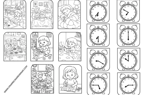 Atividades diárias de Laura e Leo — p1 | Atividades Educação Infantil (ensinoja.com.br)