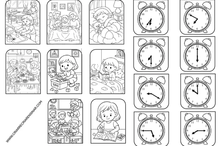 Atividades diárias de Laura e Leo — p1 | Atividades Educação Infantil (ensinoja.com.br)