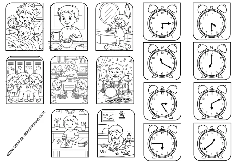 Atividades diárias de Laura e Leo — p3 | Atividades Educação Infantil (ensinoja.com.br)