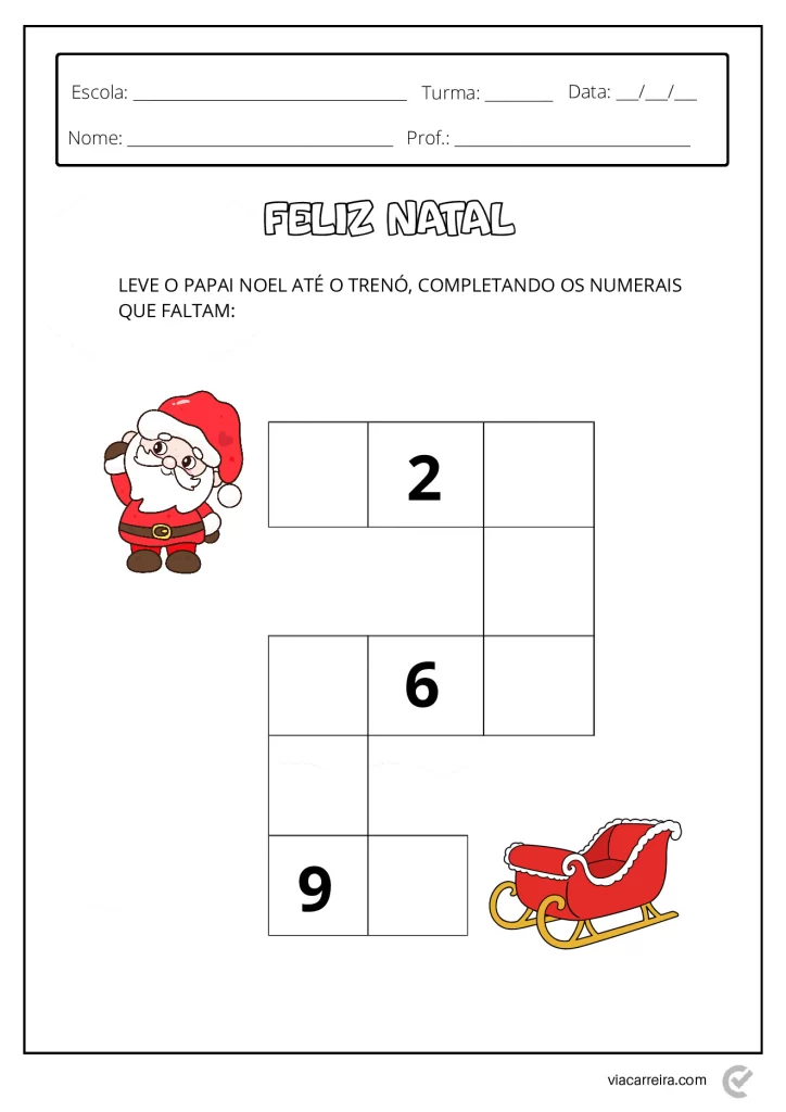 Atividades educativas para o Natal — p2 | Atividades Educação Infantil (ensinoja.com.br)