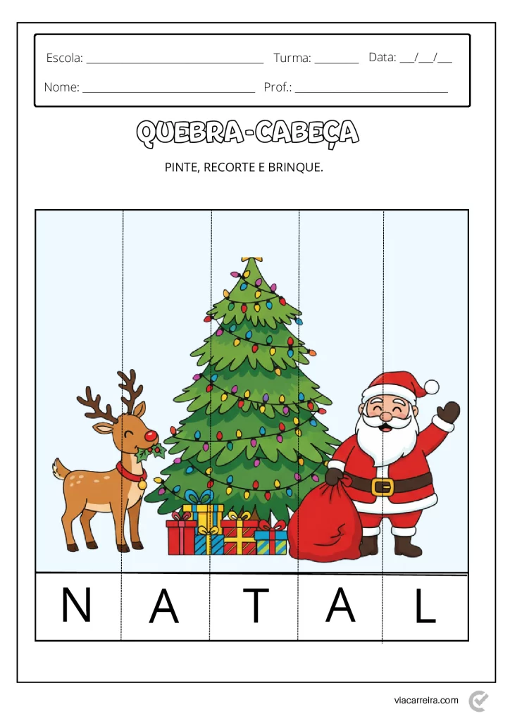 Atividades educativas para o Natal — p18 | Atividades Educação Infantil (ensinoja.com.br)