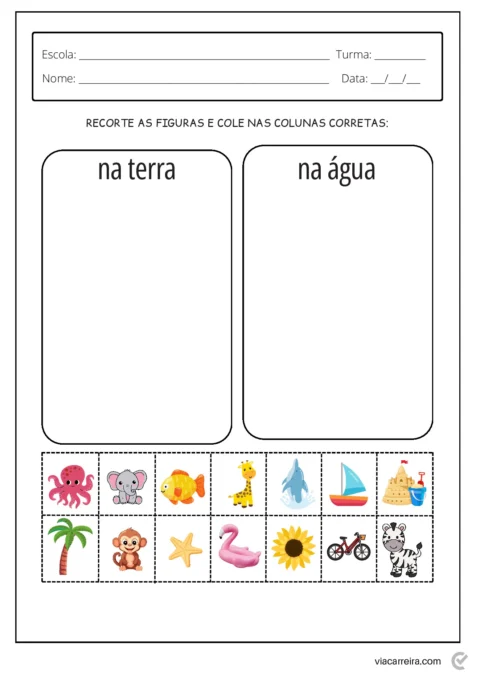 Atividades educativas sobre o verão — p6 | Atividades Educação Infantil (ensinoja.com.br)