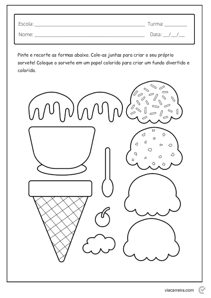 Atividades educativas sobre o verão — p10 | Atividades Educação Infantil (ensinoja.com.br)