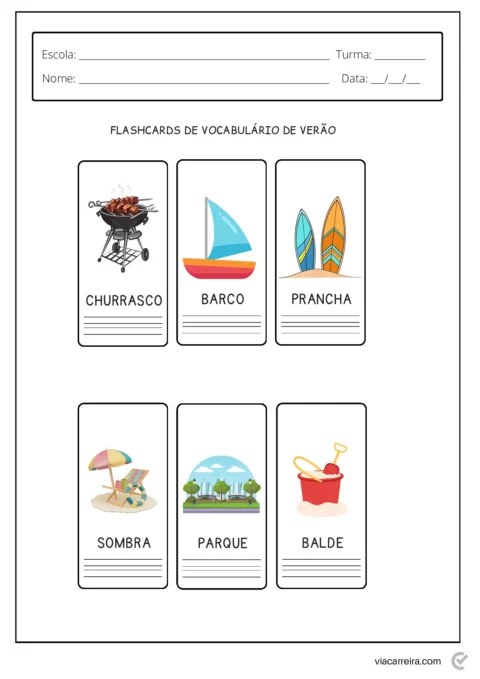 Atividades educativas sobre o verão — p11 | Atividades Educação Infantil (ensinoja.com.br)