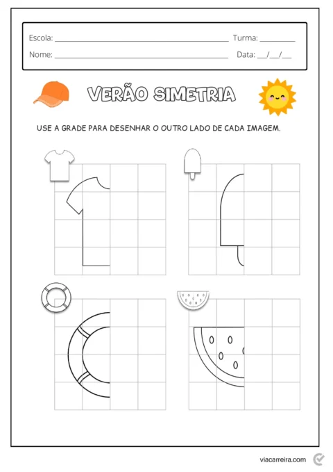 Atividades educativas sobre o verão — p17 | Atividades Educação Infantil (ensinoja.com.br)
