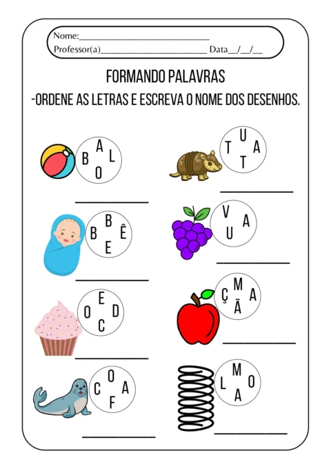Atividades para Educação Infantil em PDF — p8 | Atividades Educação Infantil (ensinoja.com.br)