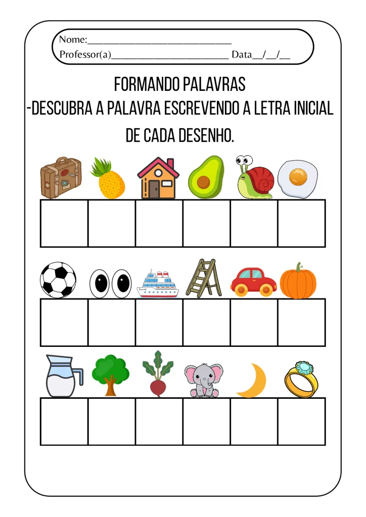 Atividades para Educação Infantil em PDF — p13 | Atividades Educação Infantil (ensinoja.com.br)