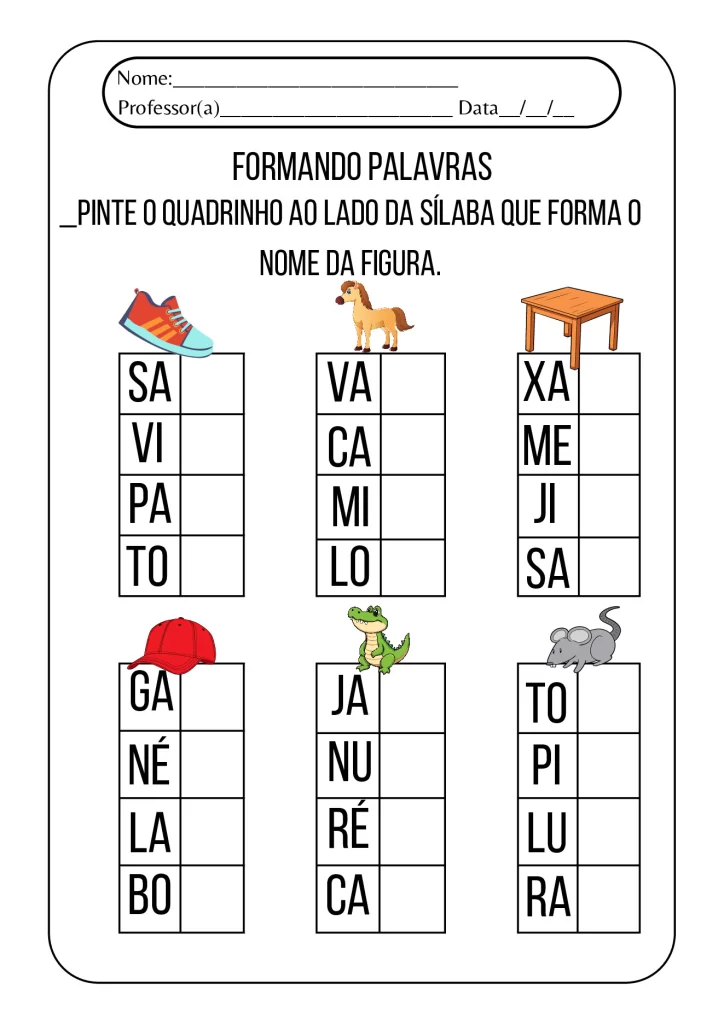 Atividades para Educação Infantil em PDF — p17 | Atividades Educação Infantil (ensinoja.com.br)