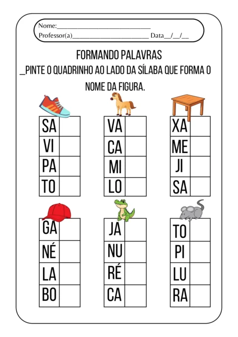 Atividades para Educação Infantil em PDF — p17 | Atividades Educação Infantil (ensinoja.com.br)