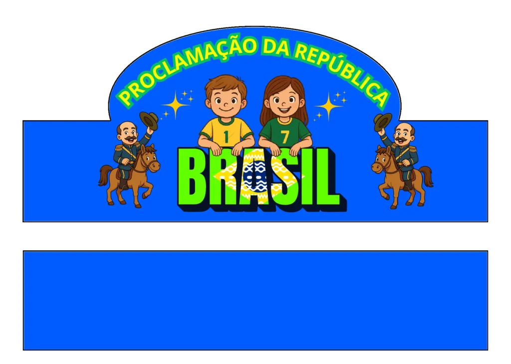 Tiara Proclamação da República para Colorir e Imprimir (PDF)