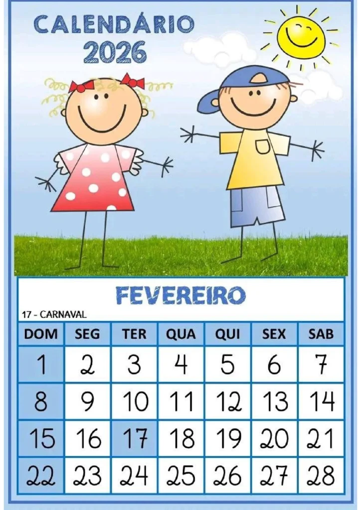 Calendário escolar 2026: meses e datas importantes — p2 | Atividades Educação Infantil (ensinoja.com.br)