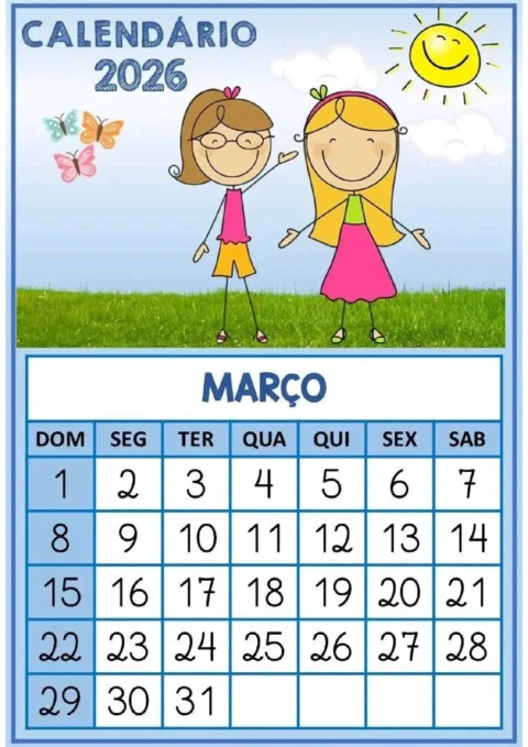 Calendário escolar 2026: meses e datas importantes — p3 | Atividades Educação Infantil (ensinoja.com.br)