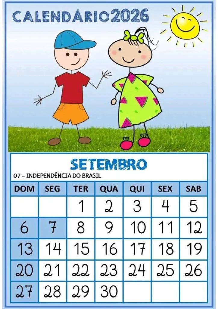 Calendário escolar 2026: meses e datas importantes — p9 | Atividades Educação Infantil (ensinoja.com.br)
