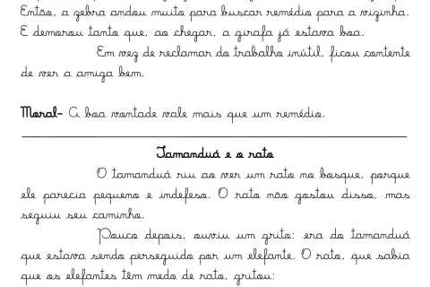 Contos infantis: lições de amizade e respeito — p1 | Atividades Educação Infantil (ensinoja.com.br)