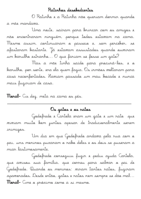 Contos infantis: lições de amizade e respeito — p3 | Atividades Educação Infantil (ensinoja.com.br)