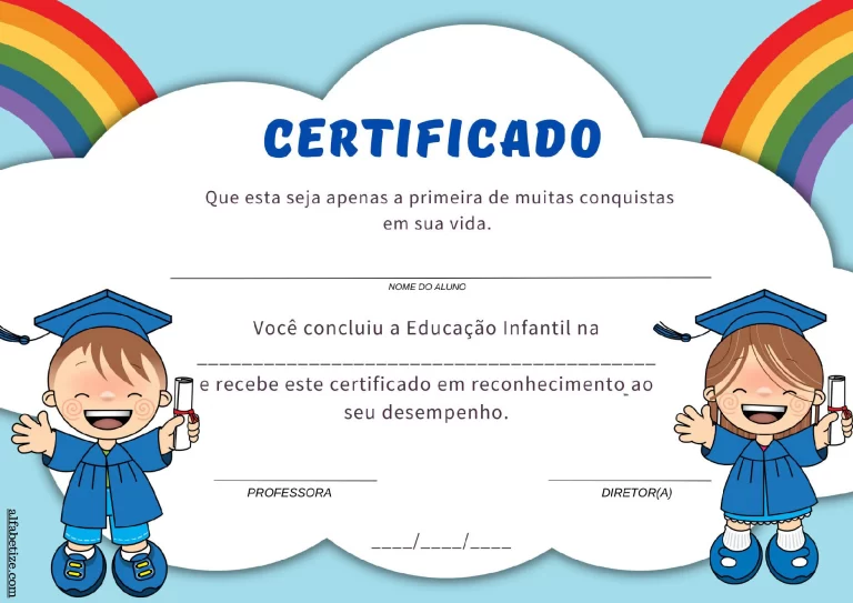 Importância do certificado na educação infantil — p1 | Atividades Educação Infantil (ensinoja.com.br)