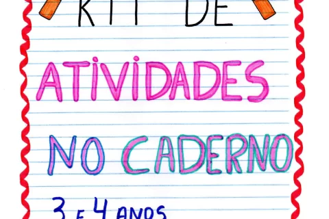 Kit de atividades no caderno para 3 e 4 anos - Parte 2 — p1 | Atividades Educação Infantil (ensinoja.com.br)