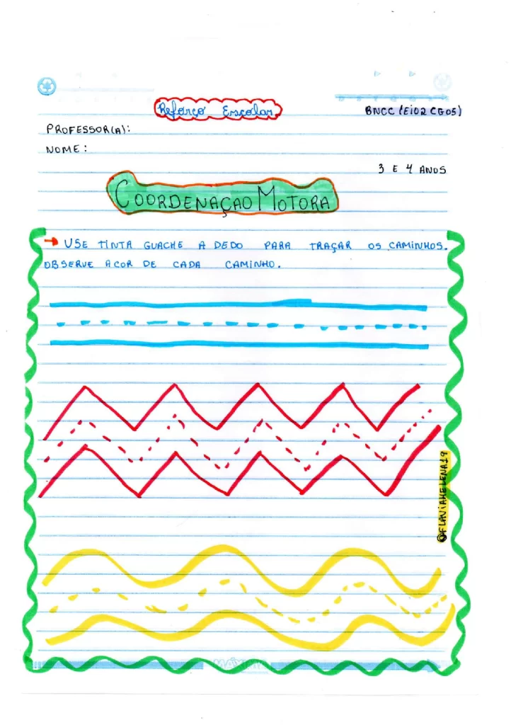 Kit de atividades no caderno para 3 e 4 anos - Parte 2 — p2 | Atividades Educação Infantil (ensinoja.com.br)