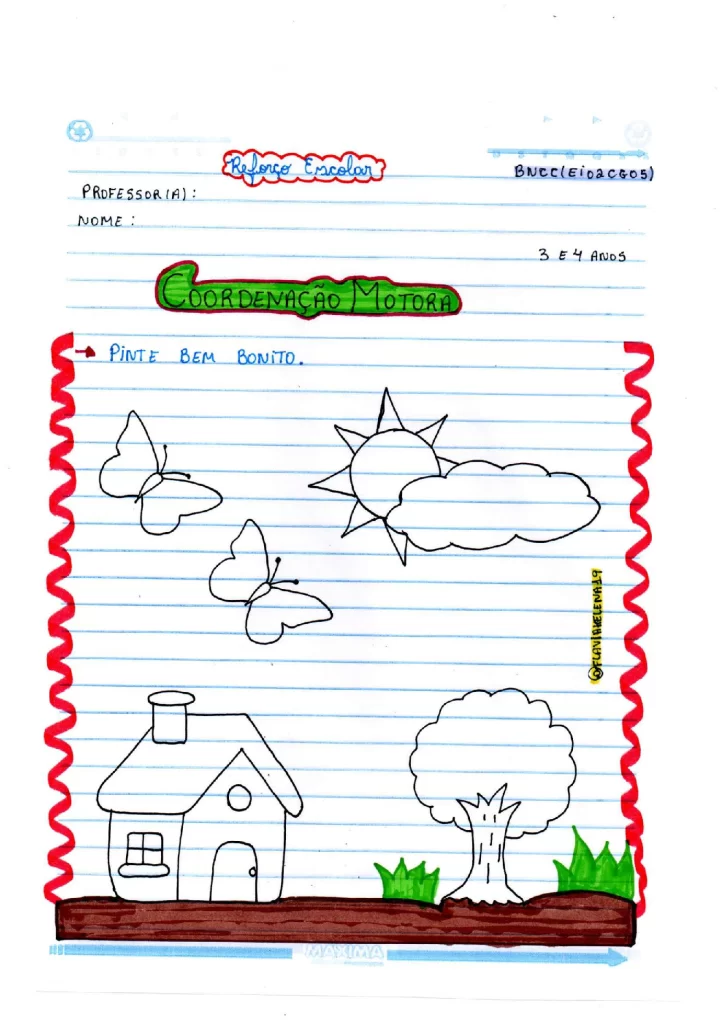 Kit de atividades no caderno para 3 e 4 anos - Parte 2 — p6 | Atividades Educação Infantil (ensinoja.com.br)