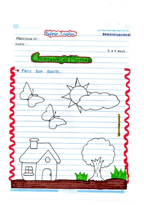 Kit de atividades no caderno para 3 e 4 anos - Parte 2 — p6 | Atividades Educação Infantil (ensinoja.com.br)