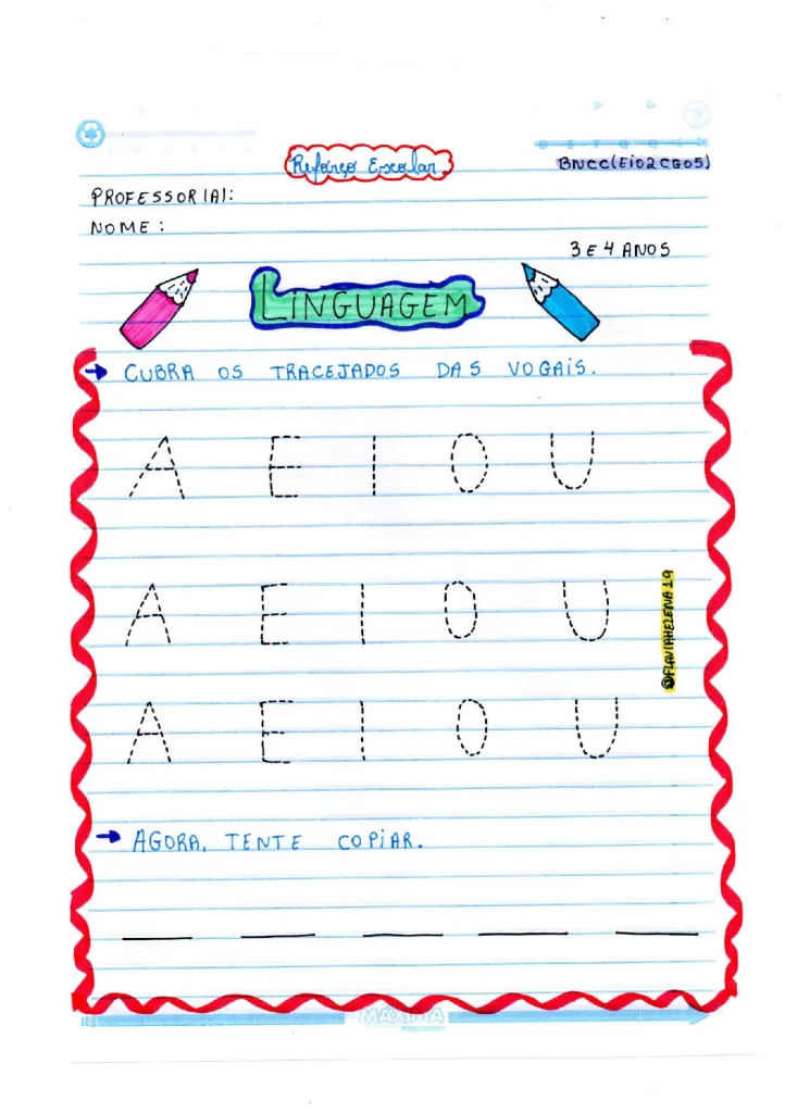 Kit de atividades no caderno para 3 e 4 anos - Parte 2 — p8 | Atividades Educação Infantil (ensinoja.com.br)